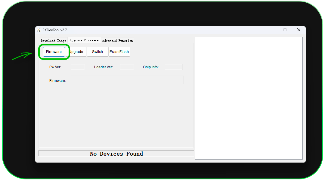 Botão Firmware
