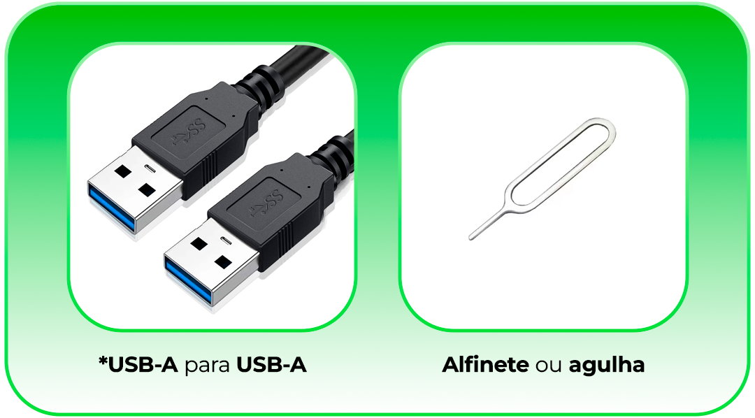 Materiais necessários para a recuperação da Xplus V4
